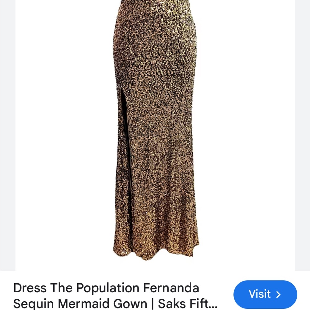 Dress the Population Fernanda sequin mermaid gown - Picture 6 of 8